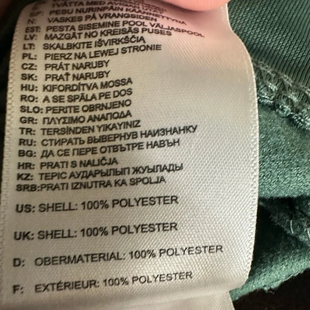 Kids Reebok Forest Green Hoodie